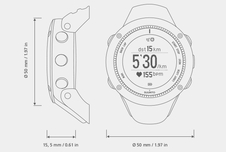 Sporttester Suunto Ambit3 Run Lime HR