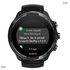 Hodinky Suunto 9 Baro Black + luxusní ocelový řemínek