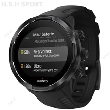 Hodinky Suunto 9 Baro Black + luxusní ocelový řemínek