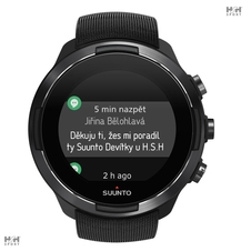 Hodinky Suunto 9 Baro Black + luxusní ocelový mesh