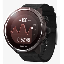 Hodinky Suunto 9 Baro Titanium Black Leather + Microfiber