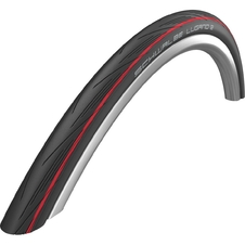 Plášť Schwalbe 25x622 Lugano, black/red, drátový