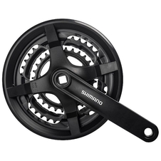 Kliky 3 Shimano TY301 42-34-24/170 kryt černé