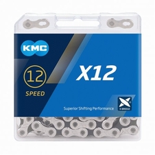 Řetěz KMC X-12 silver/black 126čl. box