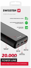 Powerbanka SWISSTEN Line 20 000 mAh