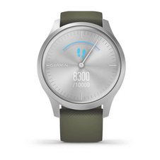 Hodinky Garmin vívomove3 Style, Silver/Green Band