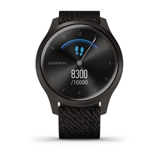 Hodinky Garmin vívomove3 Style, Slate/Black Nylon Band