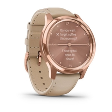 Hodinky Garmin vívomove3 Luxe, Rose Gold PVD/Light Sand