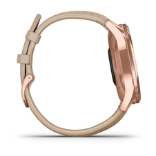 Hodinky Garmin vívomove3 Luxe, Rose Gold PVD/Light Sand