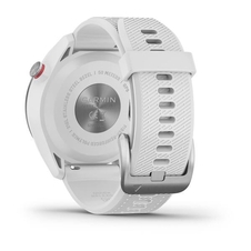 Hodinky Garmin Approach S42 Silver/White Silicone band