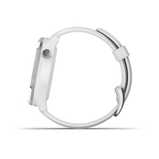 Hodinky Garmin Approach S42 Silver/White Silicone band