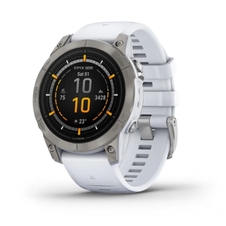 Hodinky Garmin Epix Pro (Gen 2) – Sapphire Edition, Titanium / Whitestone Band 47 mm