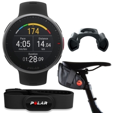 Hodinky Polar VANTAGE V2 Black/Grey Cycling Bundle - limitovaná edice