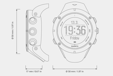 Sporttester Suunto Ambit3 Peak Sapphire HR + CZ menu