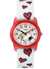 Hodinky Timex Peanuts Time Teachers červená