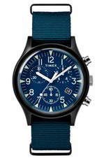 Hodinky Timex MK1 Aluminium Chrono Blue