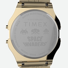 Hodinky Timex Timex T80 x SPACE INVADERS zlaté »retro«