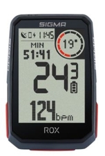 Počítač SIGMA ROX 4.0, GPS HR, 30 funkcí, černý