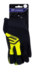 Rukavice Force MTB POWER, černo-fluo