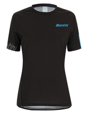 Volný dres SANTINI Sasso Black/Turquoise