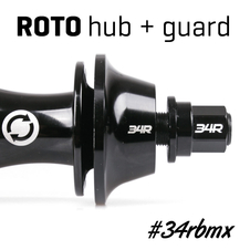 Guard zadního náboje BMX 34R ROTO REAR GUARD černý