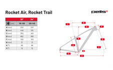 Dětské kolo Pells Rocket Trail 20 Blue