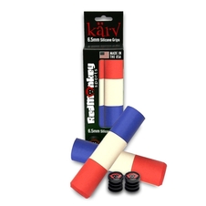 AKCE! Gripy REDMONKEY KarvXt 6,5mm, red/white/blue