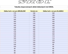 Hole běžecké SKOL Skate 145-175cm