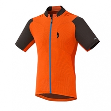 Dres krátký pánský Shimano Explorer Jersey oranžový