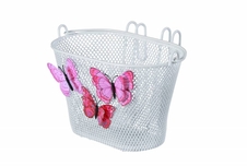 AKCE! Koš BASIL Jasmin Basket Butterfly bílý