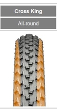 Plášť Continental Cross King II Performance 26x2.0/50-559 kevlar