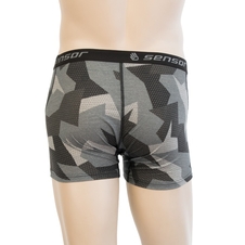 Boxerky SENSOR MERINO IMPRESS camo/černé