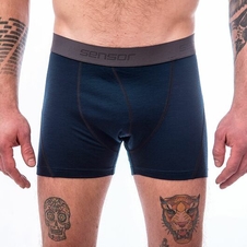 Boxerky SENSOR MERINO ACTIVE deep blue