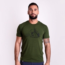 Triko krátké pánské Progress PIONEER TEEPEE khaki