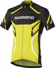 Dres krátký pánský Shimano PRINT žlutý