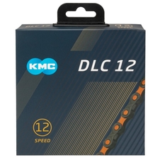 Řetěz KMC DLC12 černo-oranžový 126čl. BOX