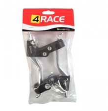 Brzdové páky 4RACE V-brzdy Al + plast 4-prsté