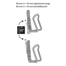 Adaptér košíků lahví M-Wave Slide