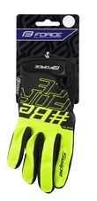 Rukavice Force MTB SWIPE letní, černo-fluo