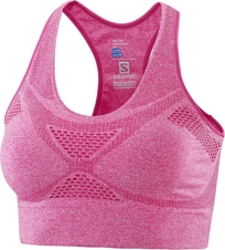 Podprsenka Salomon Medium Impact pink yarrow