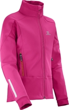 Bunda Salomon Momentum Softshell JR pink 16/17