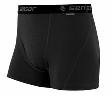 Boxerky SENSOR MERINO ACTIVE černé