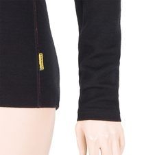 Mikina dámská SENSOR MERINO UPPER zip černá