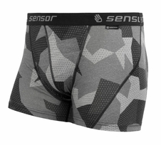 Boxerky SENSOR MERINO IMPRESS camo/černé