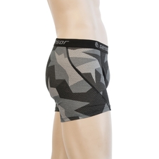 Boxerky SENSOR MERINO IMPRESS camo/černé