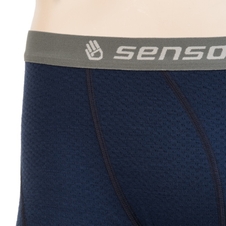 Boxerky SENSOR MERINO DOUBLE FACE tm. modré