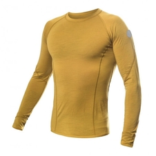 Triko dlouhé pánské SENSOR MERINO AIR mustard