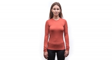 Triko dlouhé dámské SENSOR MERINO ACTIVE terracotta