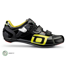 Cyklistické tretry Crono Road Clone black yellow fluo