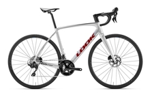 Silniční kolo LOOK 765 Optimum 2 Disc Metallic Silver True Blood Satin 105 Mix 12 Shimano Wh-RS171